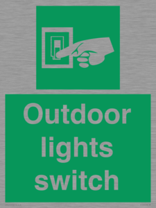 SV10574: Outdoor lights switch