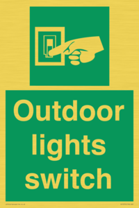 SV10574: Outdoor lights switch