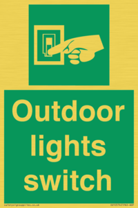 SV10574: Outdoor lights switch