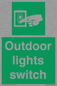 SV10574: Outdoor lights switch