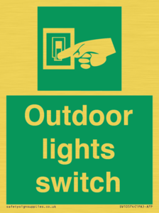 SV10574: Outdoor lights switch