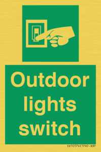 SV10574: Outdoor lights switch