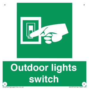 SV10574: Outdoor lights switch