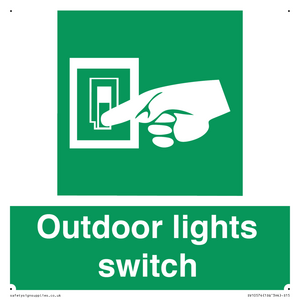 SV10574: Outdoor lights switch