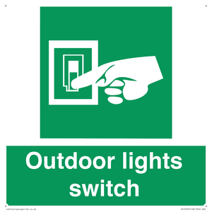 SV10574: Outdoor lights switch