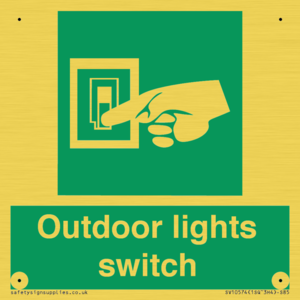 SV10574: Outdoor lights switch