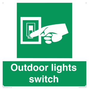 SV10574: Outdoor lights switch