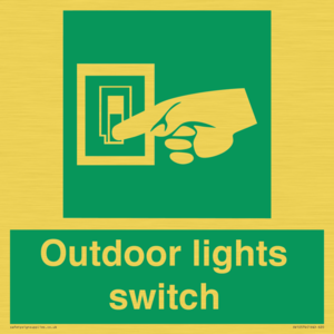 SV10574: Outdoor lights switch
