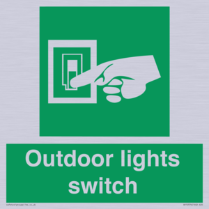 SV10574: Outdoor lights switch