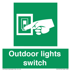 SV10574: Outdoor lights switch