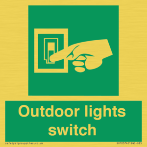 SV10574: Outdoor lights switch