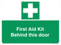 SV10779: First Aid Kit Behind this door