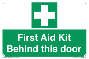 SV10779: First Aid Kit Behind this door