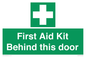 SV10779: First Aid Kit Behind this door
