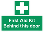 SV10779: First Aid Kit Behind this door