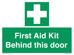 SV10779: First Aid Kit Behind this door