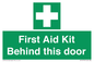 SV10779: First Aid Kit Behind this door