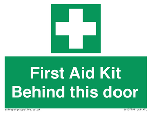 SV10779: First Aid Kit Behind this door