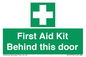 SV10779: First Aid Kit Behind this door