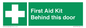 SV10779: First Aid Kit Behind this door