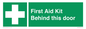SV10779: First Aid Kit Behind this door