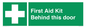 SV10779: First Aid Kit Behind this door