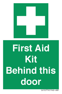 SV10779: First Aid Kit Behind this door