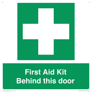 SV10779: First Aid Kit Behind this door