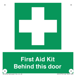 SV10779: First Aid Kit Behind this door