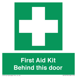 SV10779: First Aid Kit Behind this door
