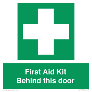 SV10779: First Aid Kit Behind this door