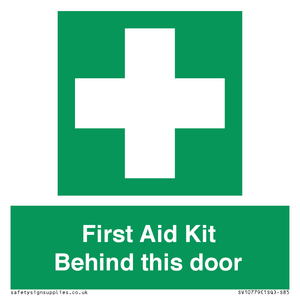 SV10779: First Aid Kit Behind this door