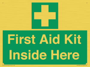 SV10781: First Aid Kit Inside Here