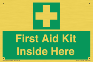 SV10781: First Aid Kit Inside Here