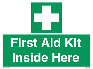 SV10781: First Aid Kit Inside Here