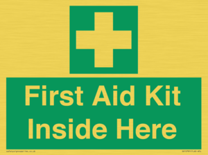 SV10781: First Aid Kit Inside Here