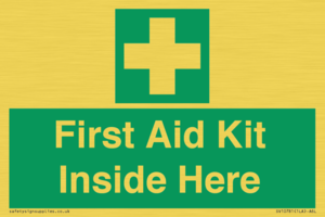 SV10781: First Aid Kit Inside Here