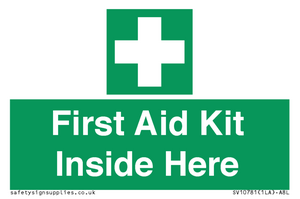 SV10781: First Aid Kit Inside Here