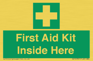 SV10781: First Aid Kit Inside Here
