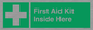 SV10781: First Aid Kit Inside Here