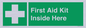 SV10781: First Aid Kit Inside Here