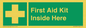 SV10781: First Aid Kit Inside Here