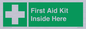 SV10781: First Aid Kit Inside Here