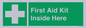 SV10781: First Aid Kit Inside Here