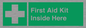 SV10781: First Aid Kit Inside Here