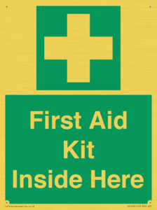 SV10781: First Aid Kit Inside Here