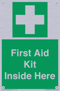 SV10781: First Aid Kit Inside Here