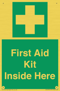 SV10781: First Aid Kit Inside Here