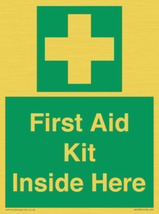 SV10781: First Aid Kit Inside Here