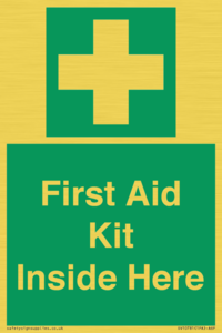 SV10781: First Aid Kit Inside Here